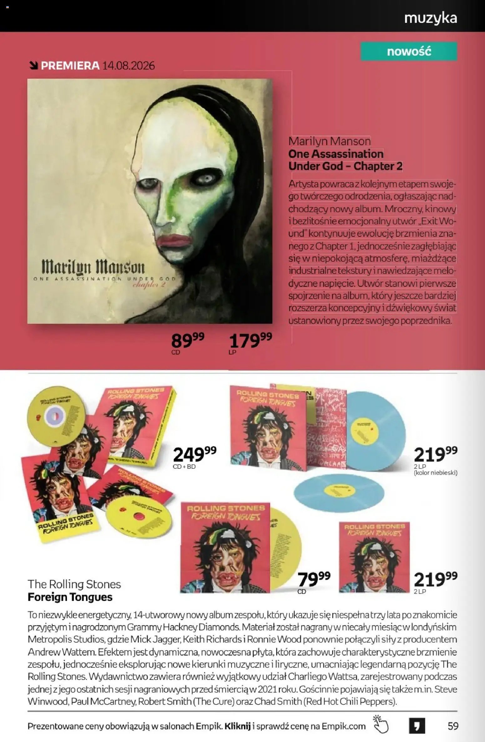 Empik promocje - Tom kultury Muzyka