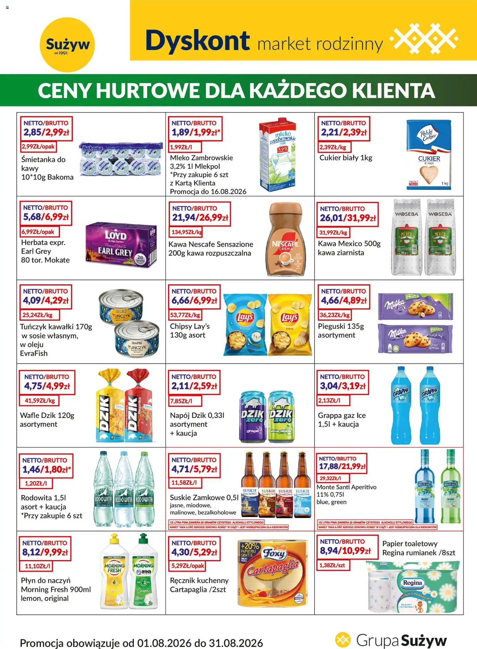 Sużyw gazetka - Dyskont