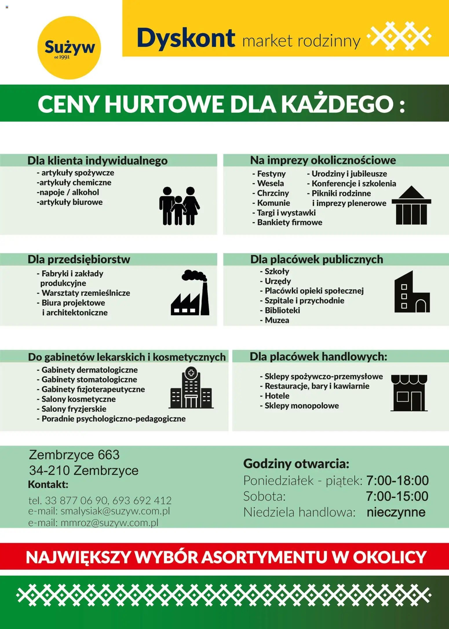 Sużyw gazetka - Dyskont