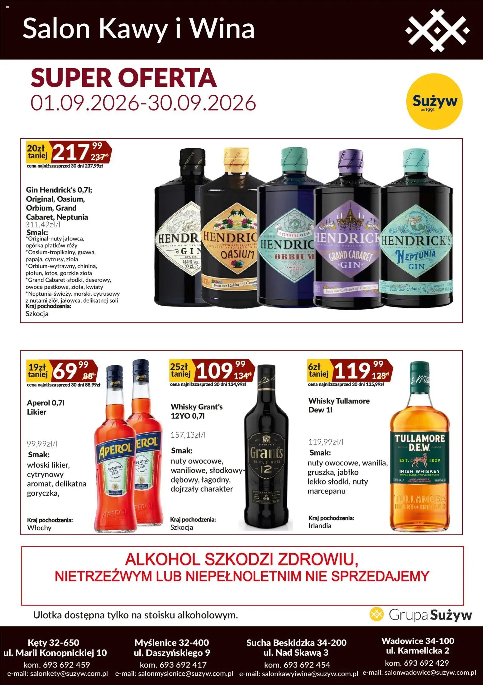 Sużyw gazetka - Salon kawy i wina