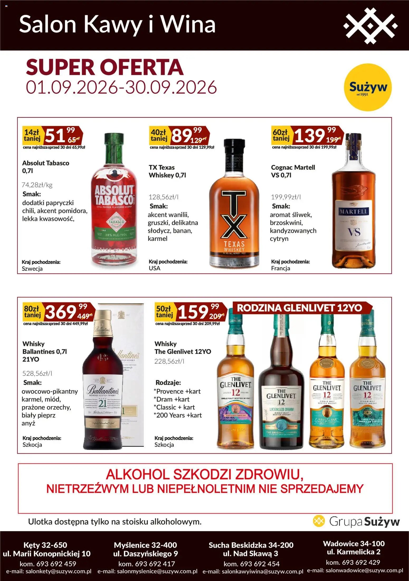 Sużyw gazetka - Salon kawy i wina