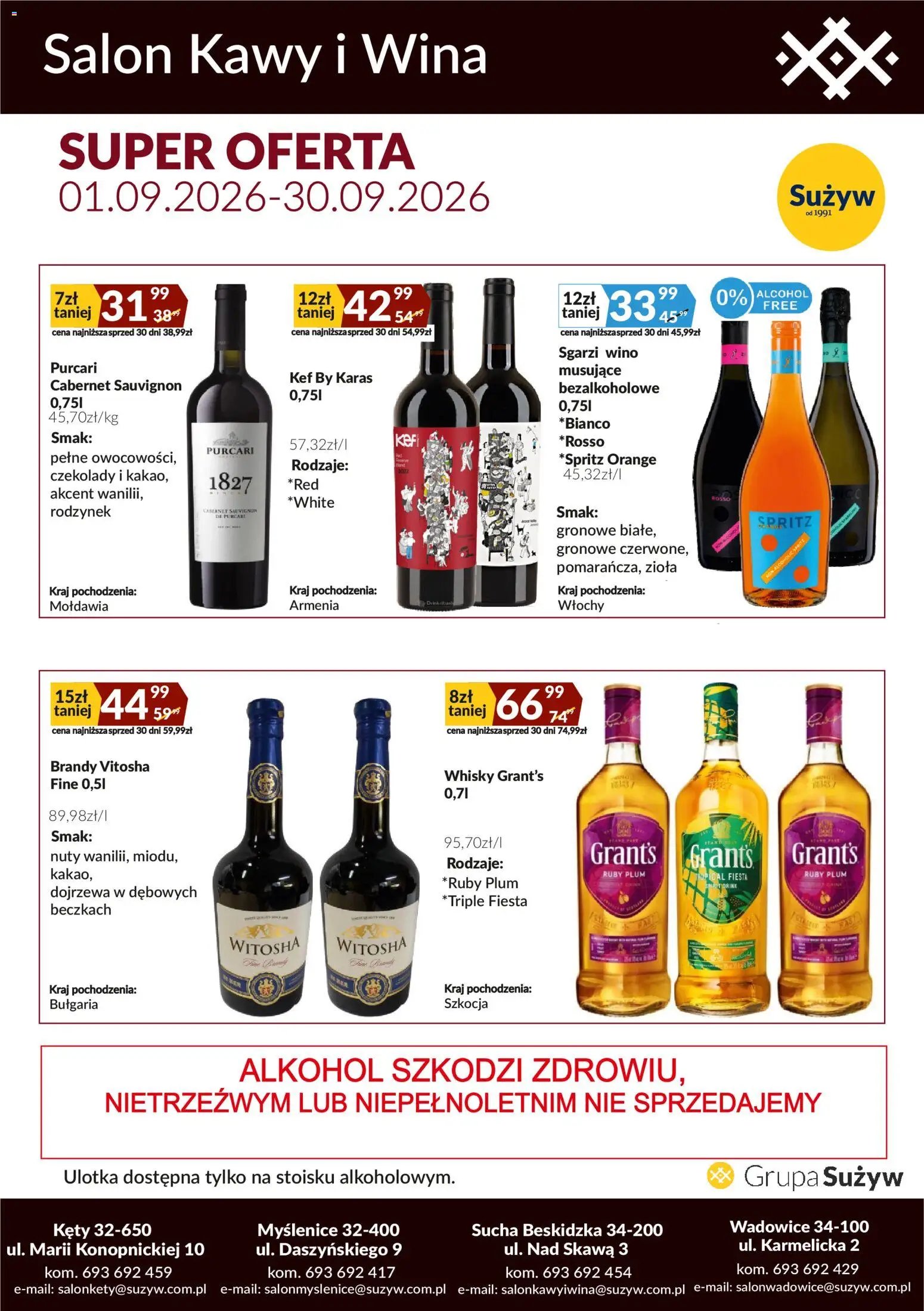 Sużyw gazetka - Salon kawy i wina