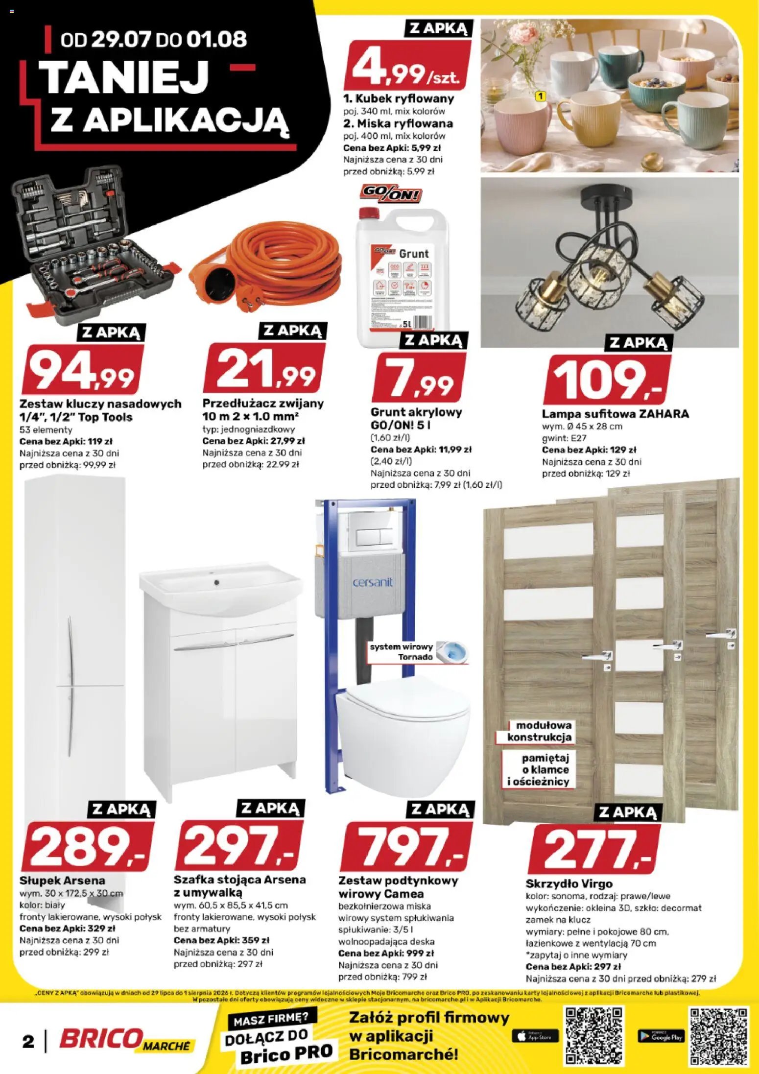 Brico Marché gazetka - Taniej z Aplikacją