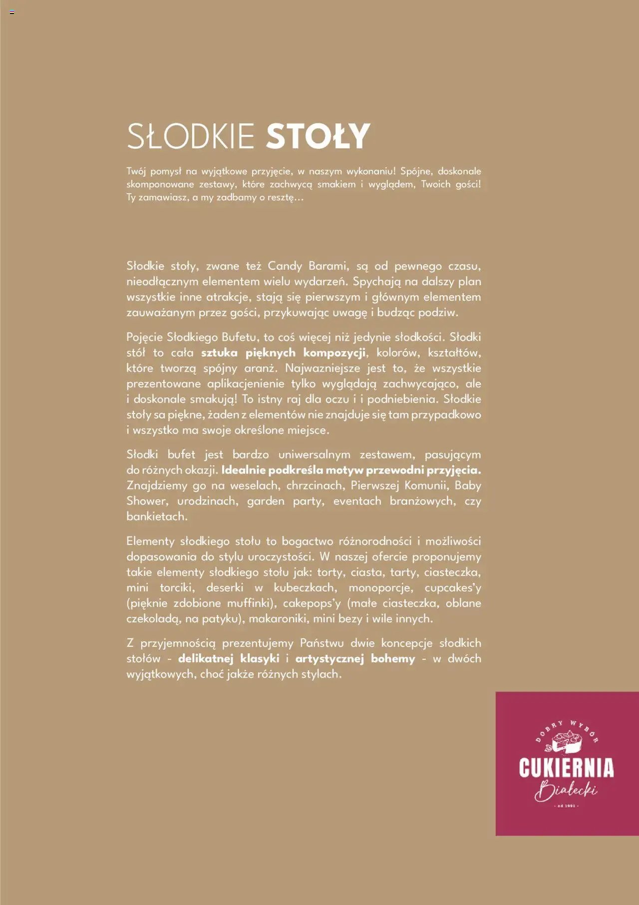 Twój Market Gazetka - Słodkie stoły