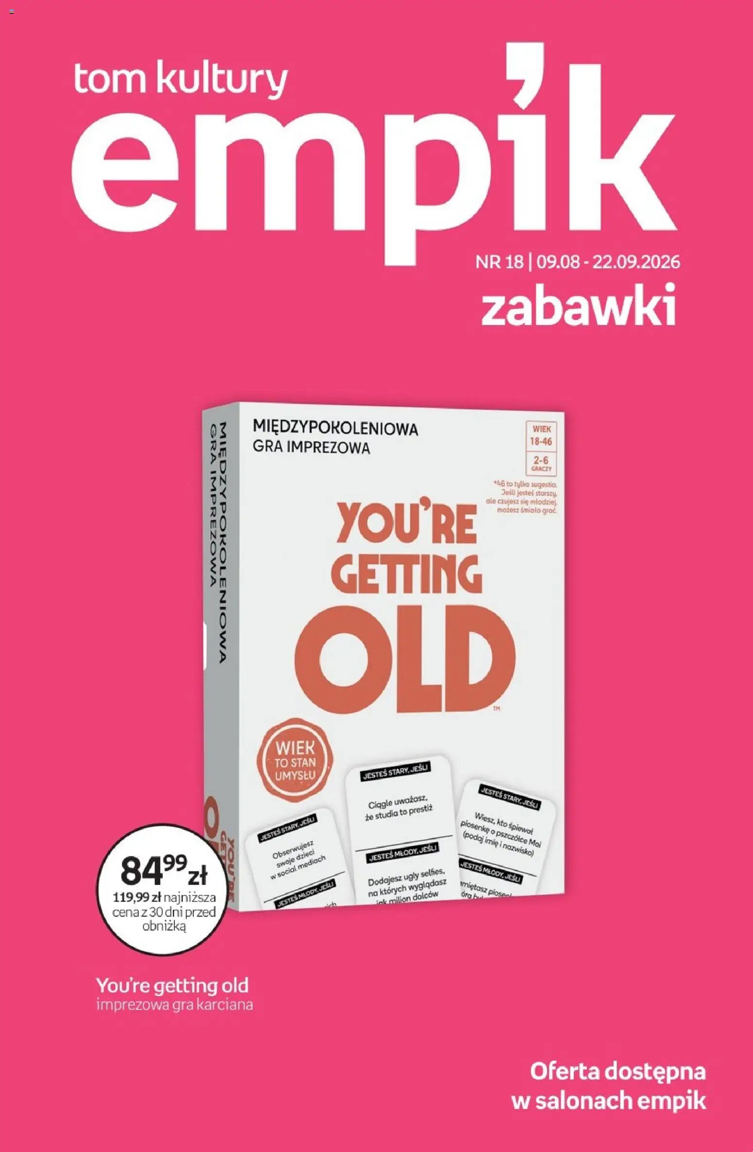 Empik promocje - Tom kultury Zabawki