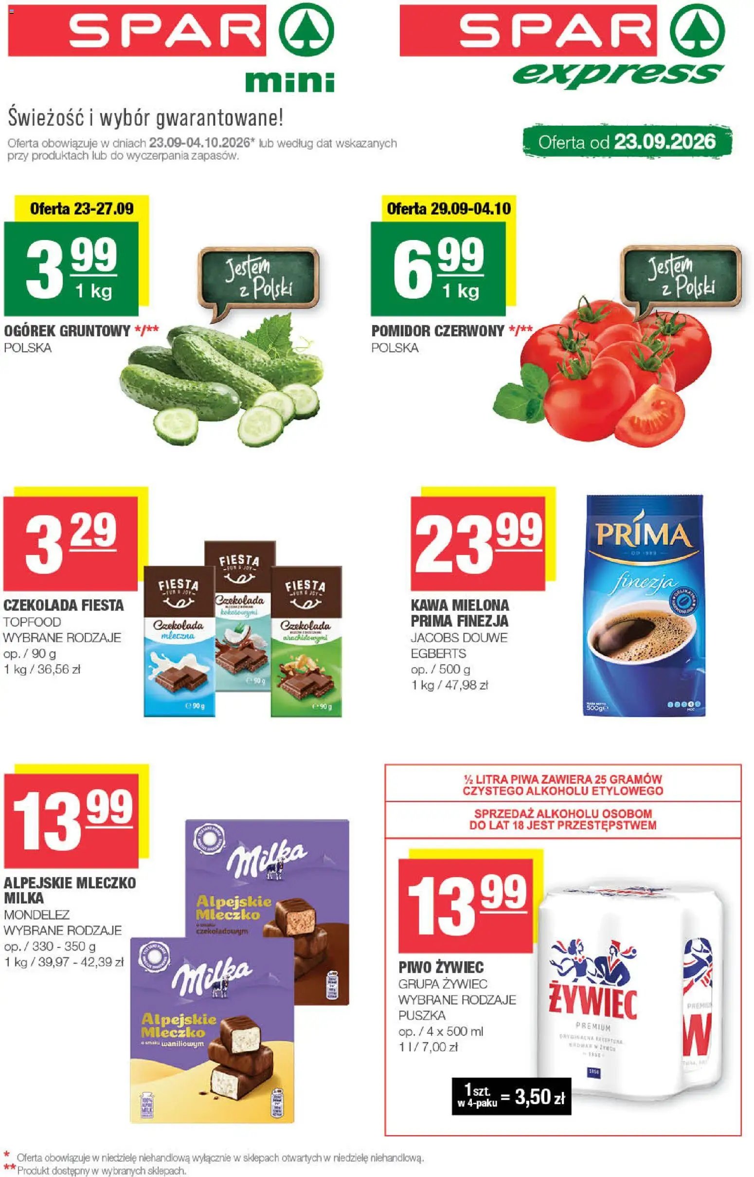 Spar gazetka - Mini