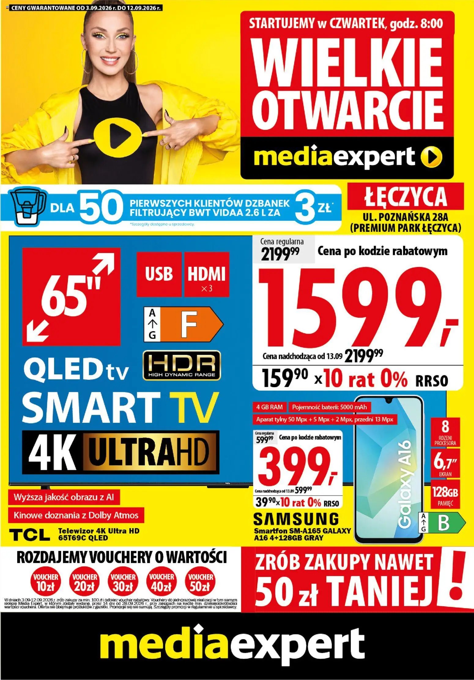 Mediaexpert promocje - Wielkie otwarcie Łęczyca