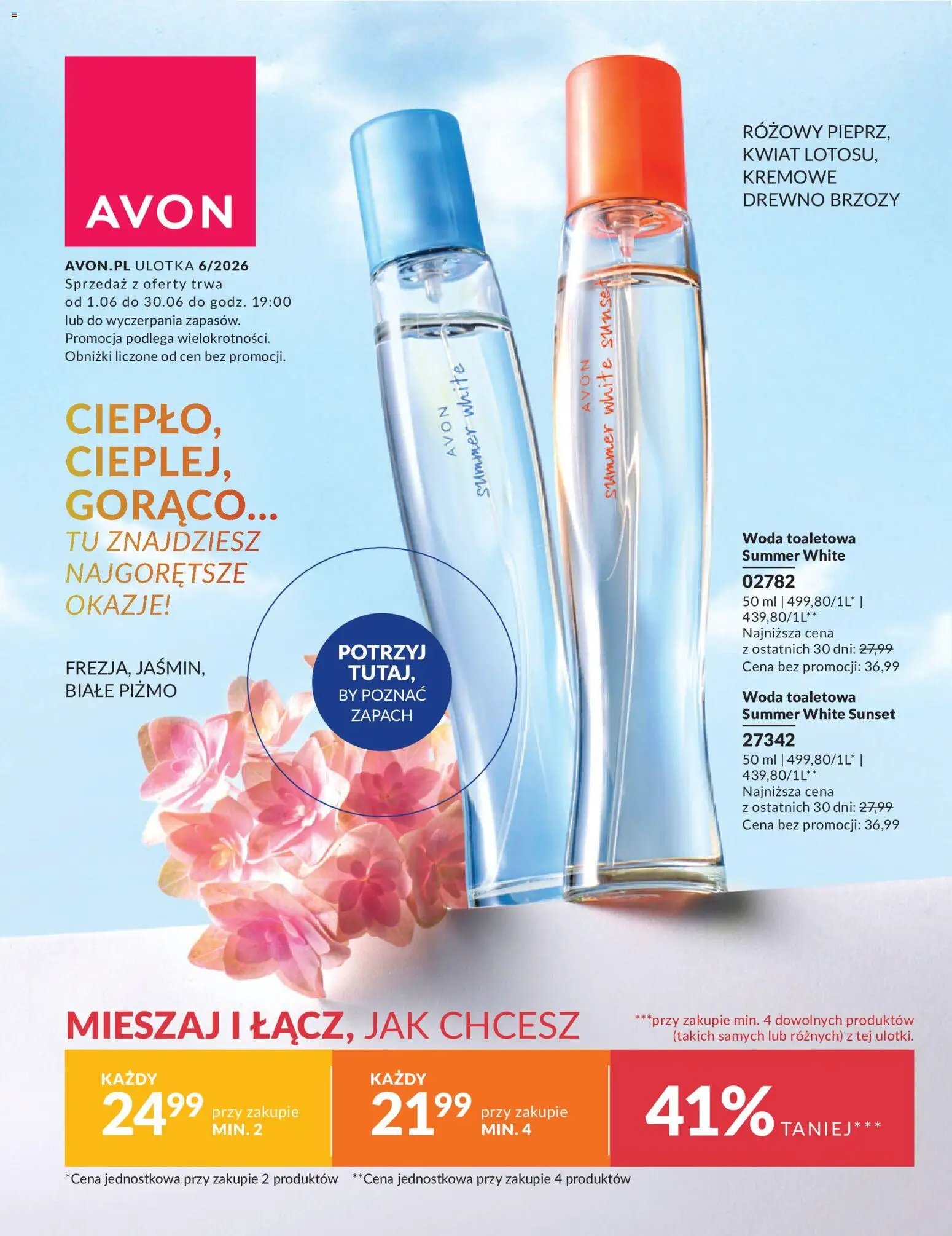 Avon Katalog Różowe Ceny