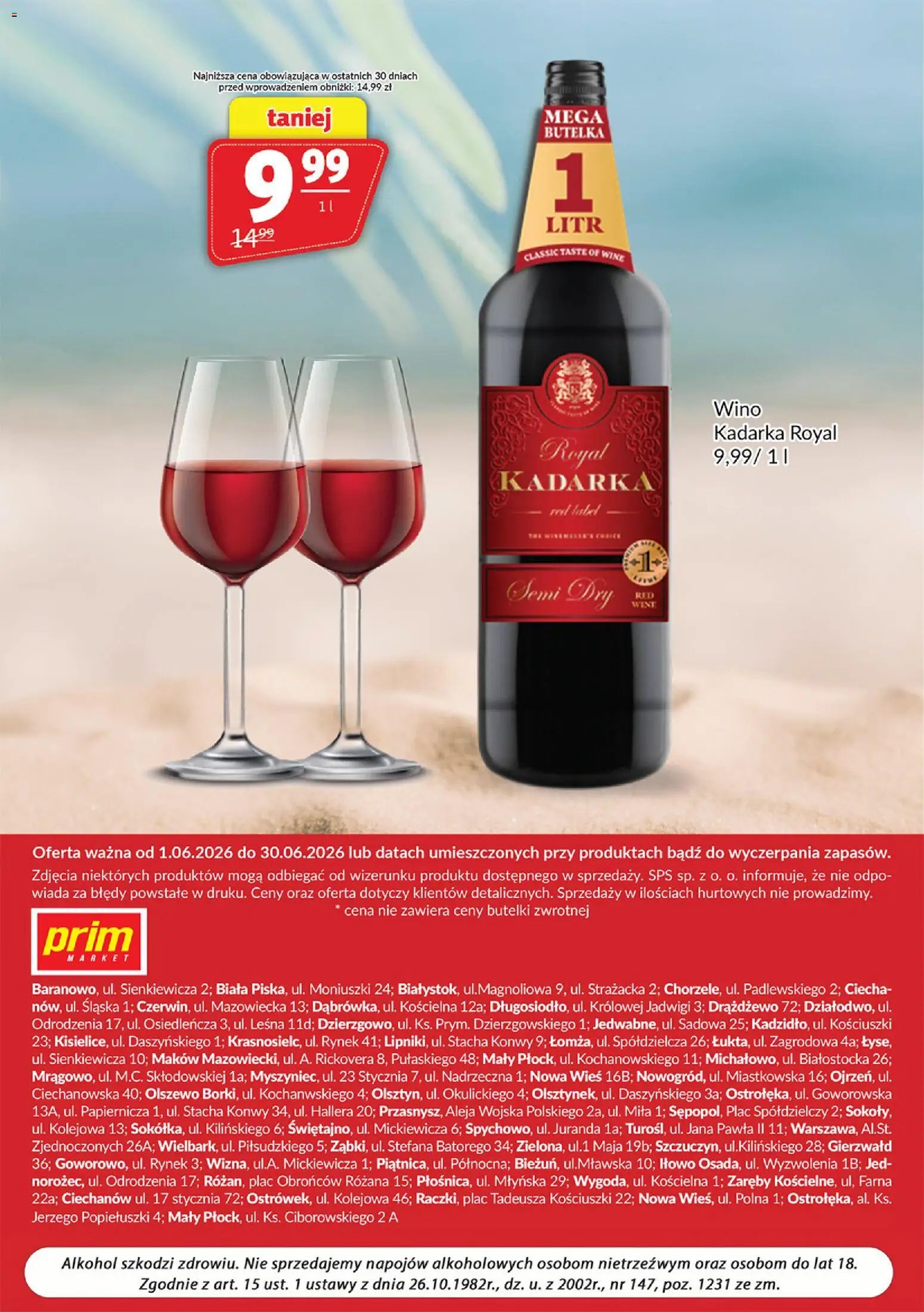 Prim Market gazetka - Oferta alkoholowa