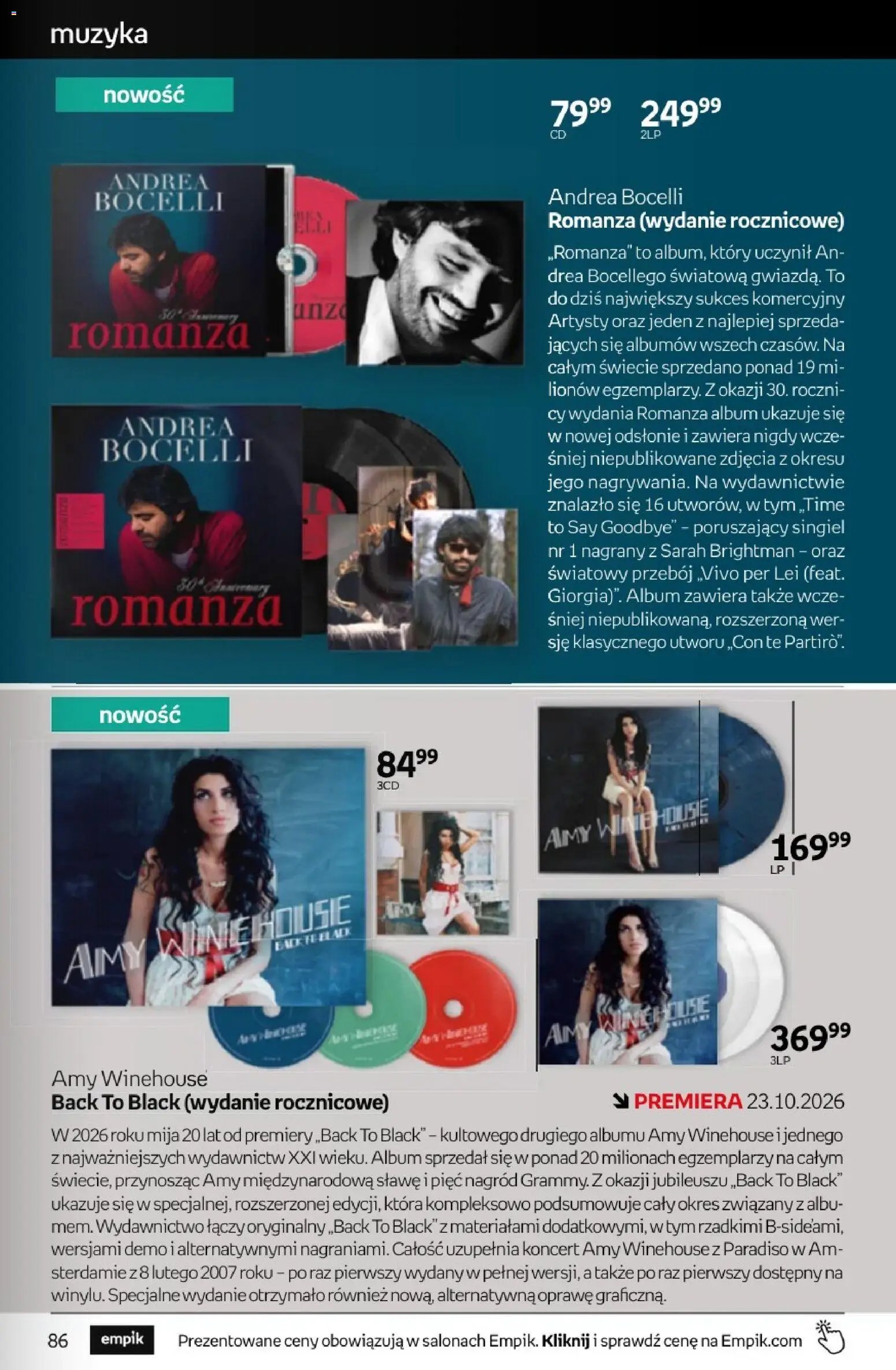 Empik promocje - Tom kultury Muzyka