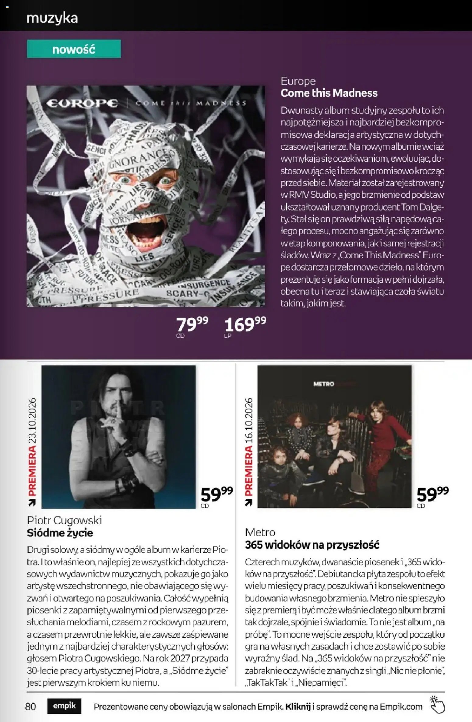 Empik promocje - Tom kultury Muzyka
