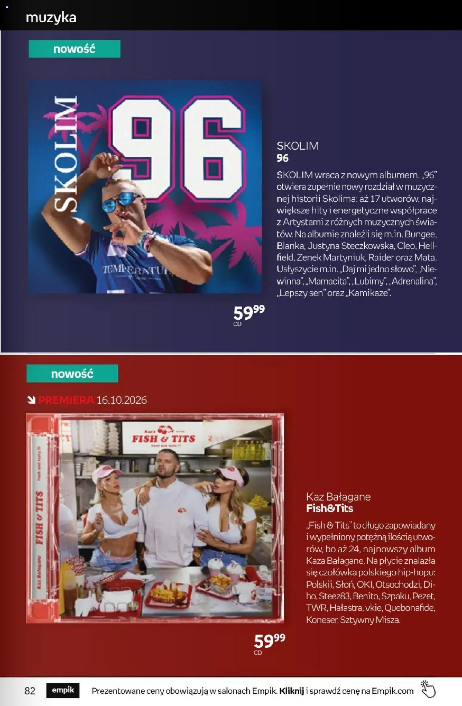 Empik promocje - Tom kultury Muzyka