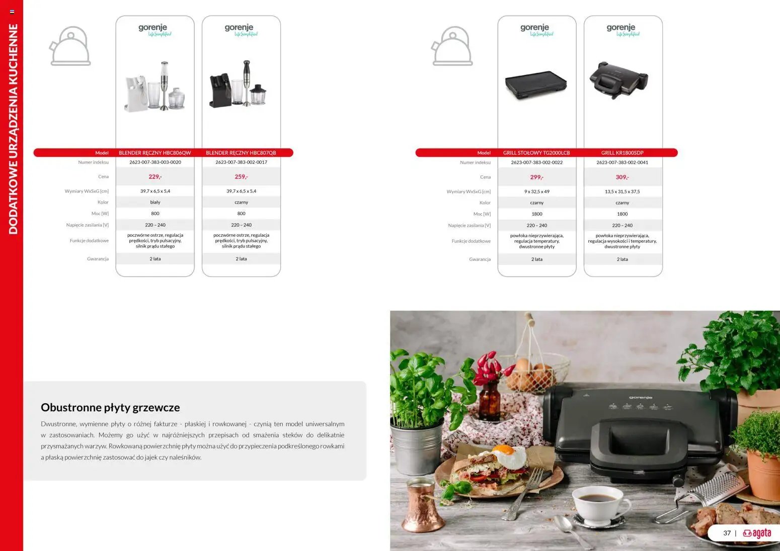 Salony Agata Gazetka - Gorenje
