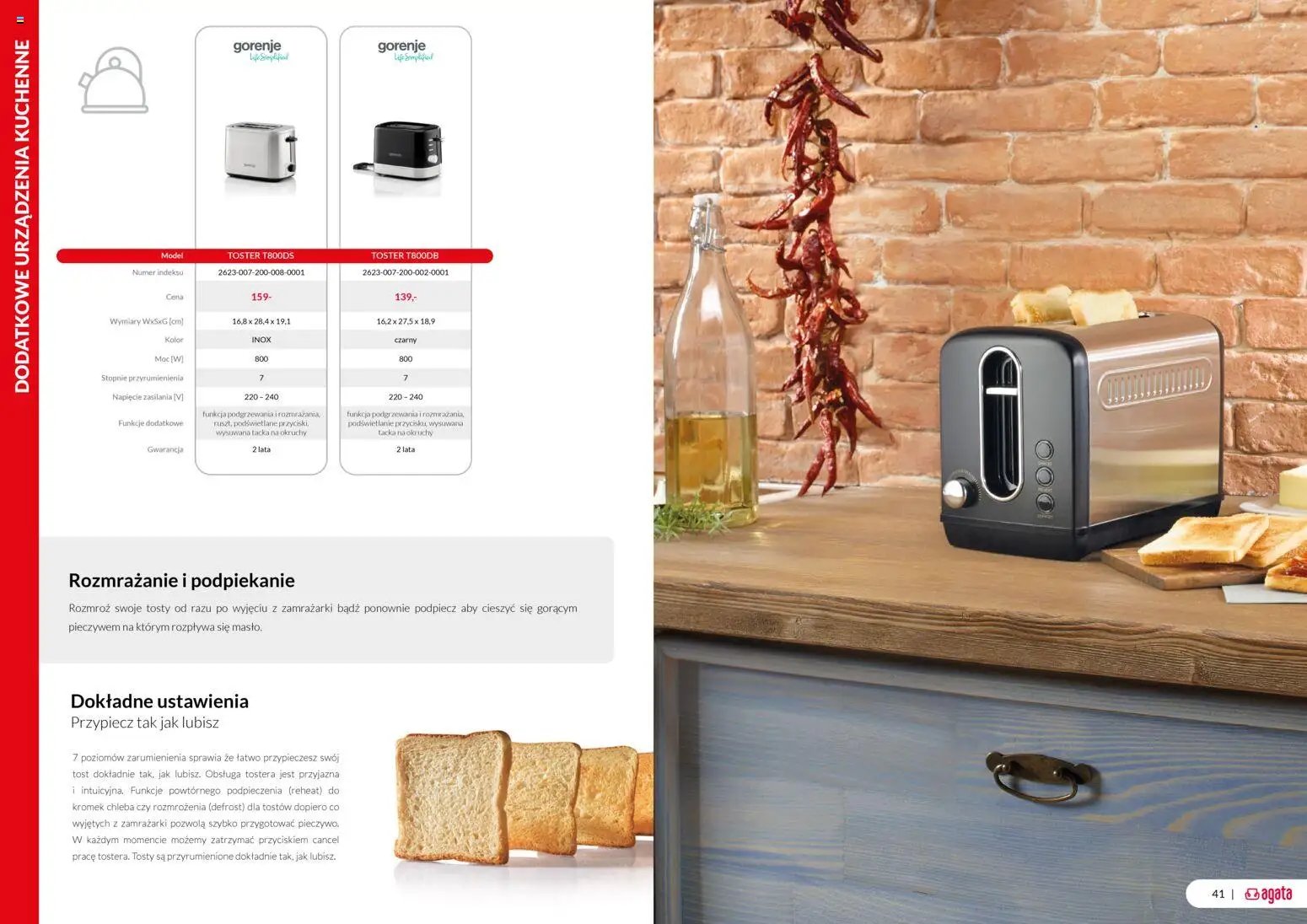 Salony Agata Gazetka - Gorenje