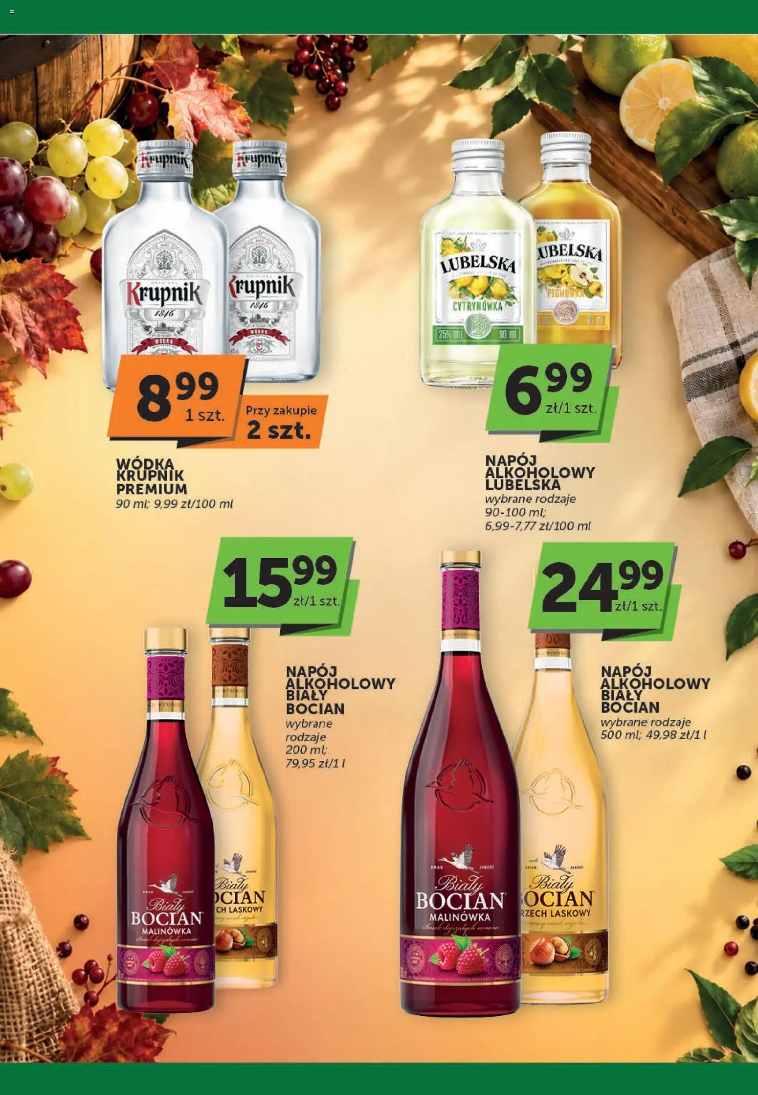 Groszek gazetka - Oferta alkoholowa