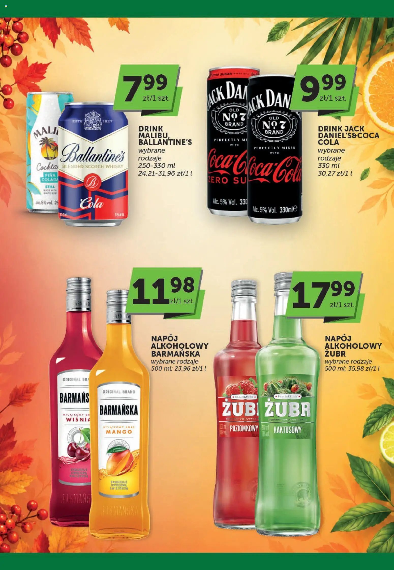 Groszek gazetka - Oferta alkoholowa