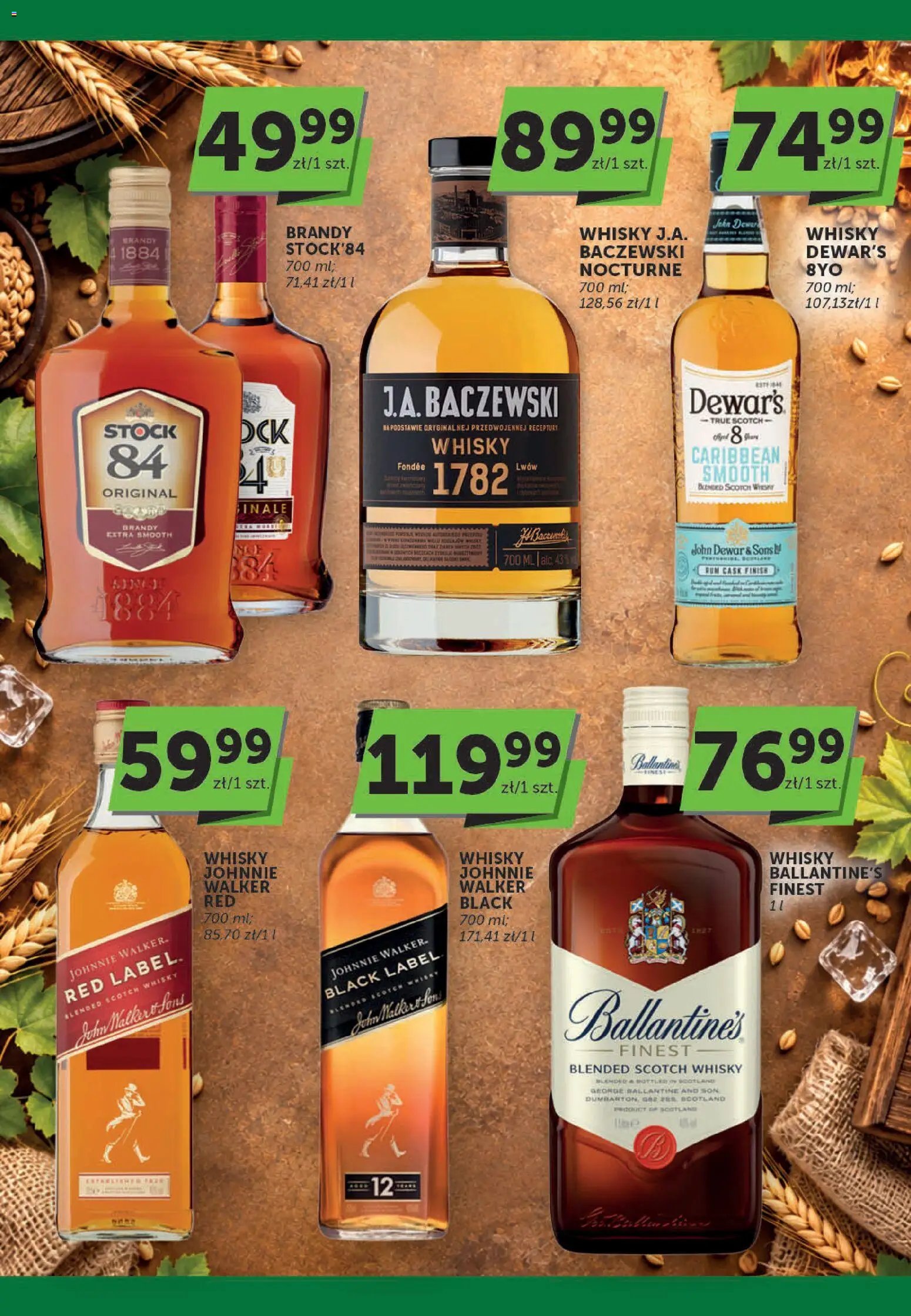 Groszek gazetka - Oferta alkoholowa