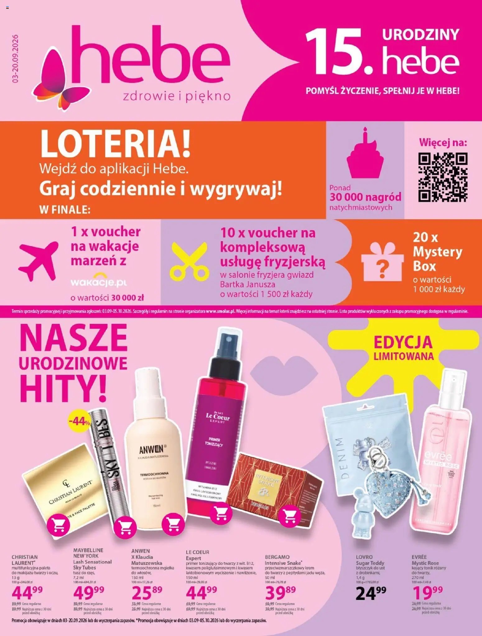 Hebe gazetka - Nasze urodzinowe hity