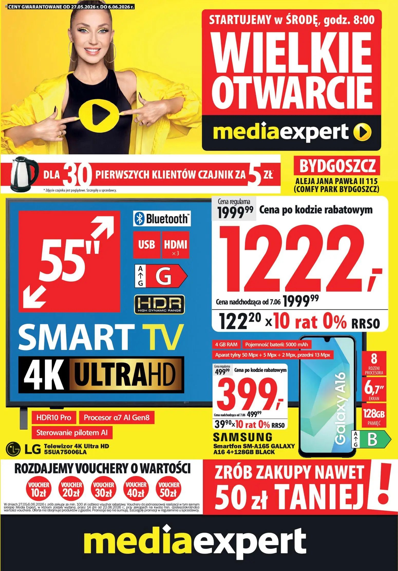 Mediaexpert promocje - Wielkie otwarcie Bydgoszcz