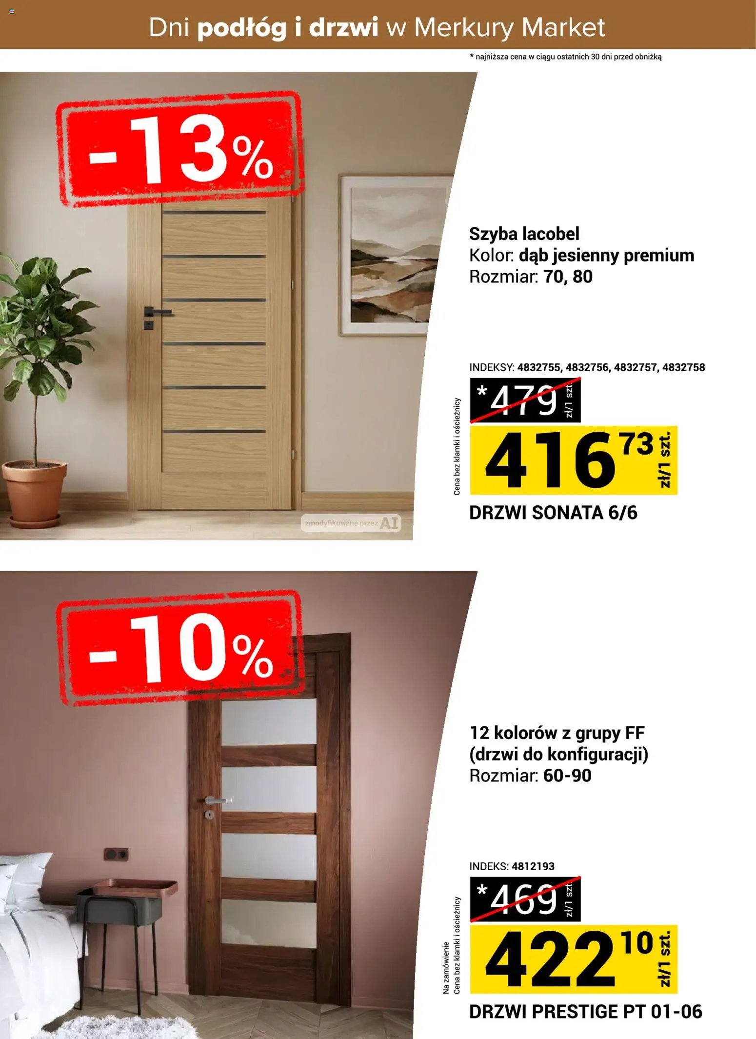 Merkury Market gazetka - Dni podłóg i drzwi