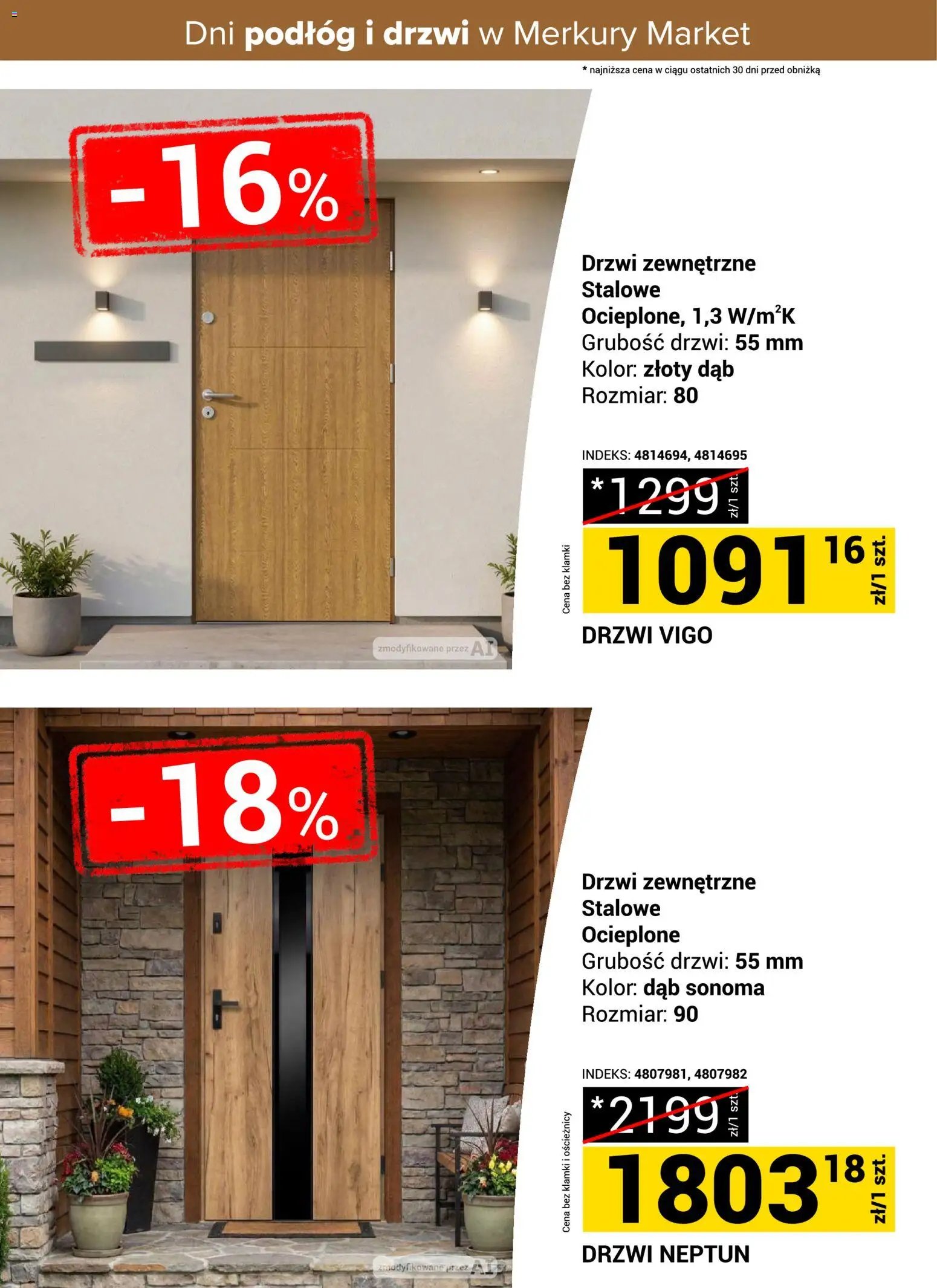 Merkury Market gazetka - Dni podłóg i drzwi