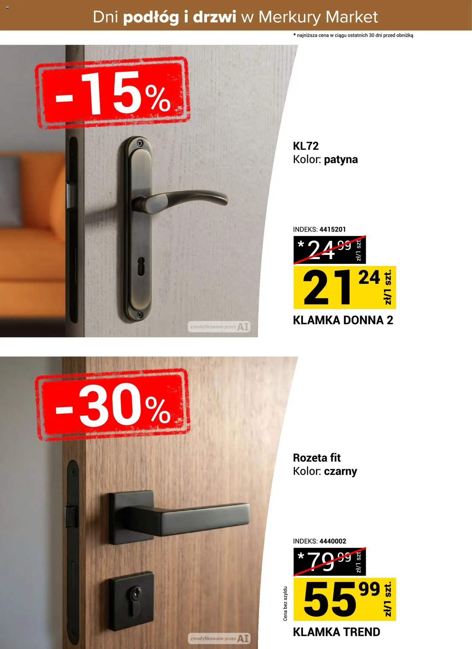 Merkury Market gazetka - Dni podłóg i drzwi