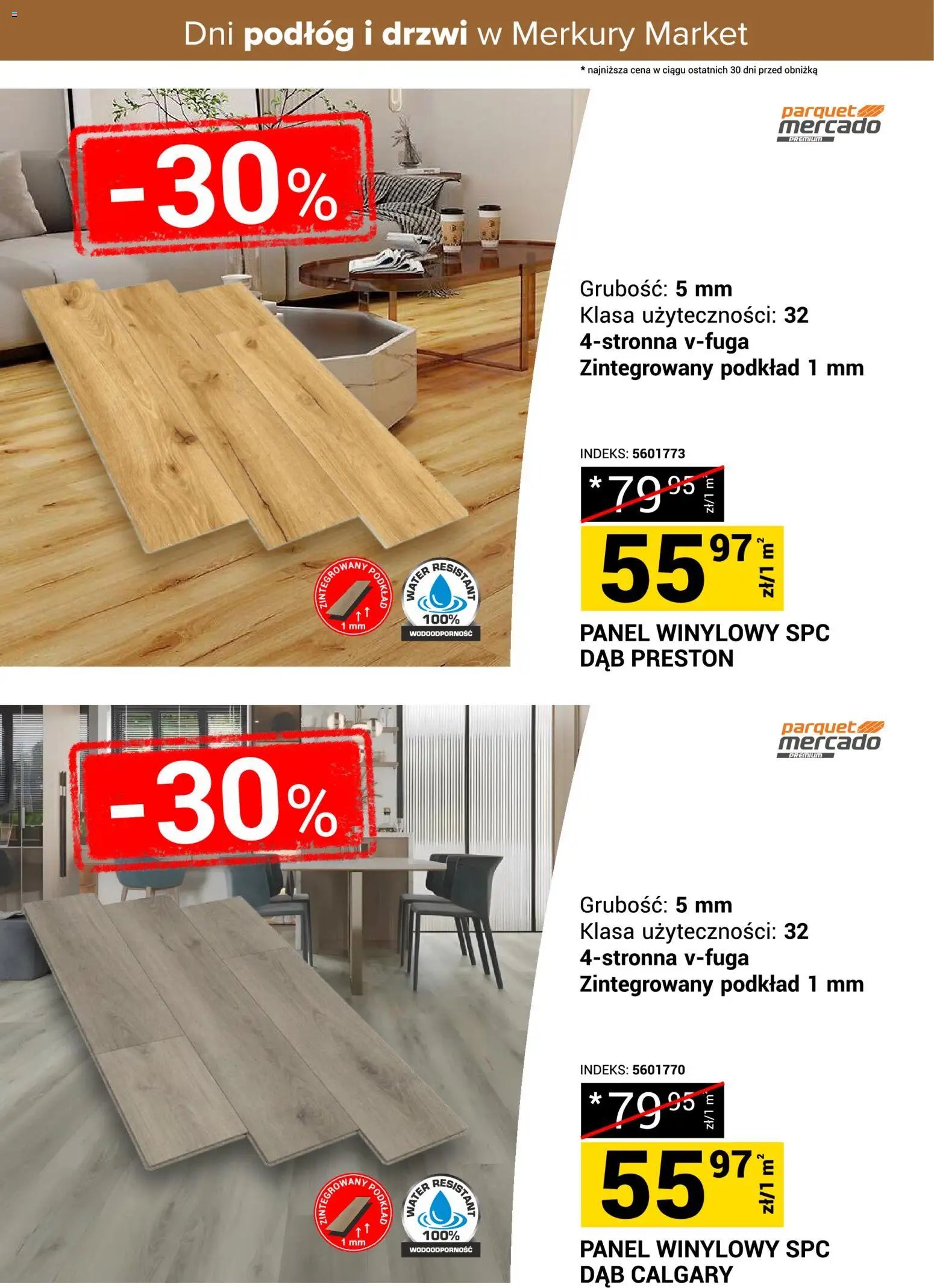 Merkury Market gazetka - Dni podłóg i drzwi