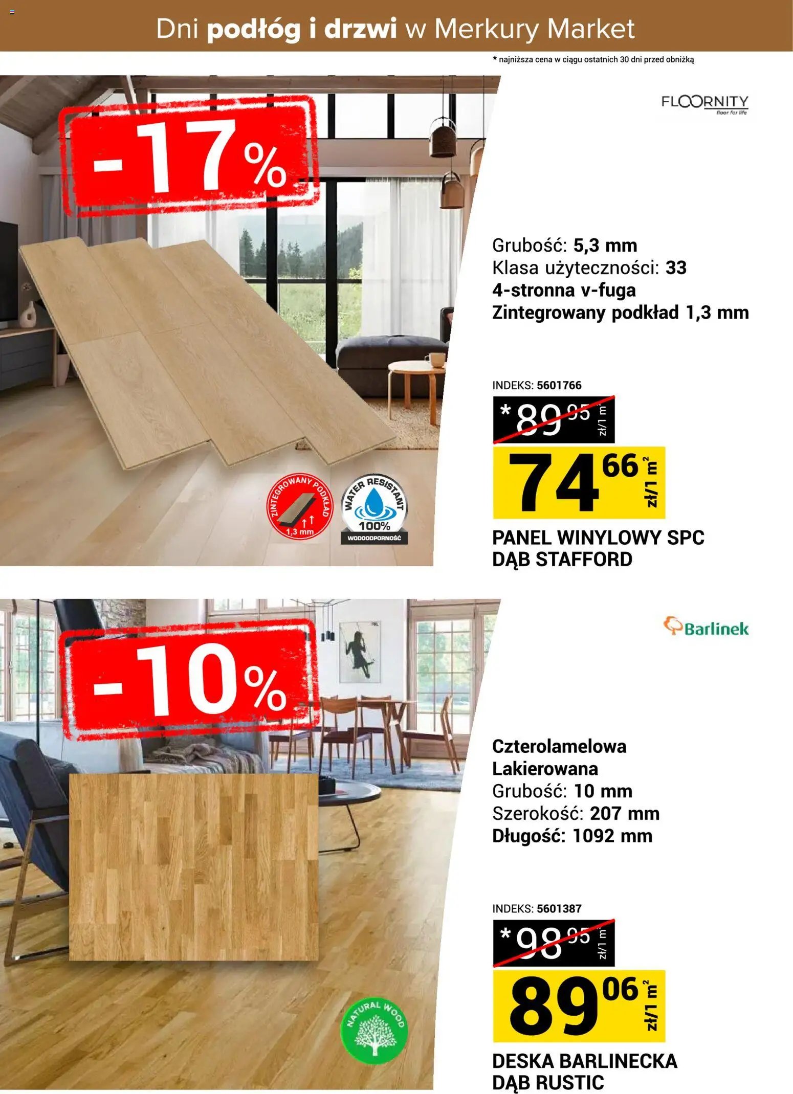 Merkury Market gazetka - Dni podłóg i drzwi