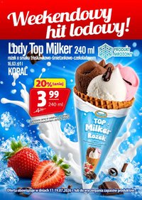 Prim Market promocja - Lody Top Milker Rożek Koral