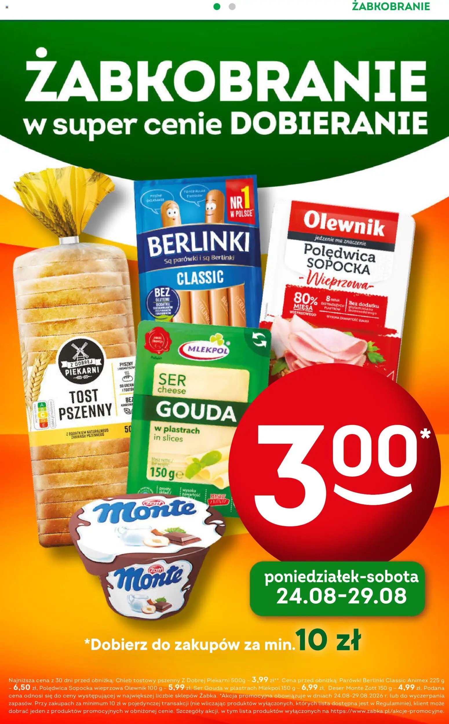 Żabka gazetka - Codzienne produkty