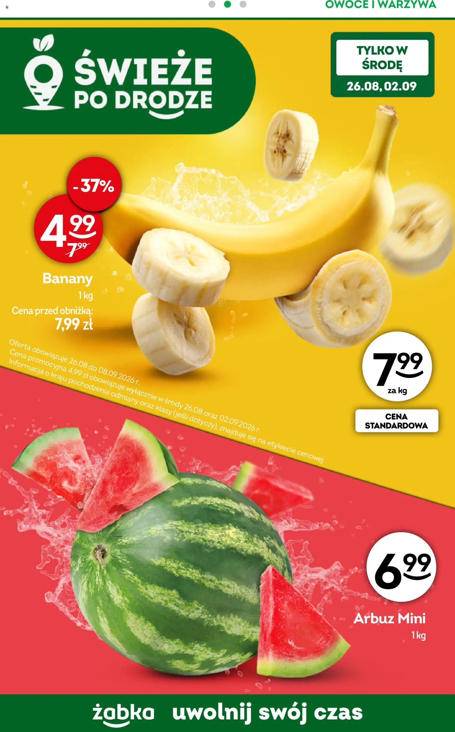 Żabka gazetka - Codzienne produkty