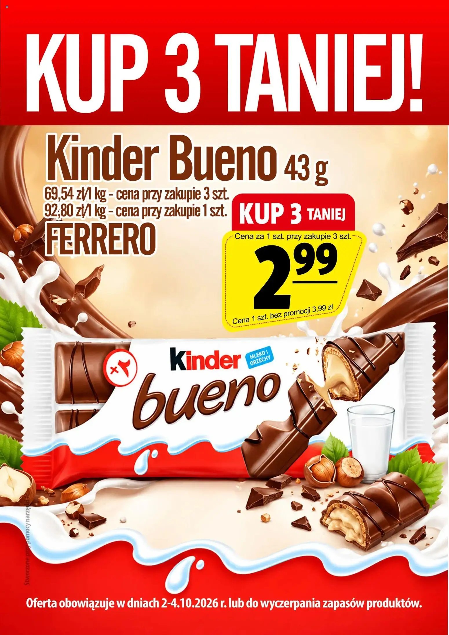 Prim Market promocje - Kinder Bueno
