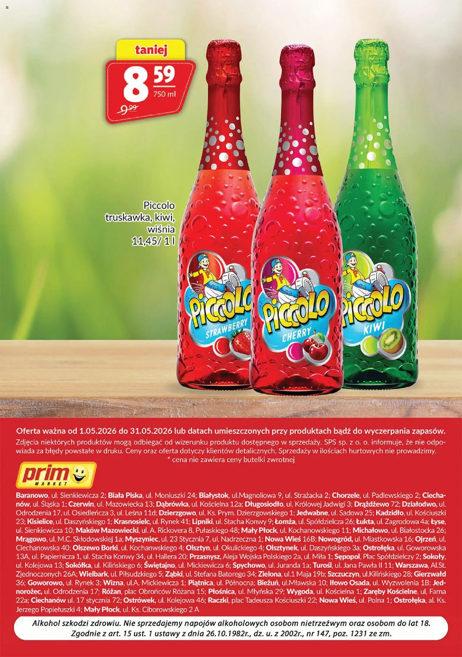 Prim Market gazetka - Oferta alkoholowa