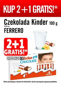 Prim Market promocja - Kinder Czekolada