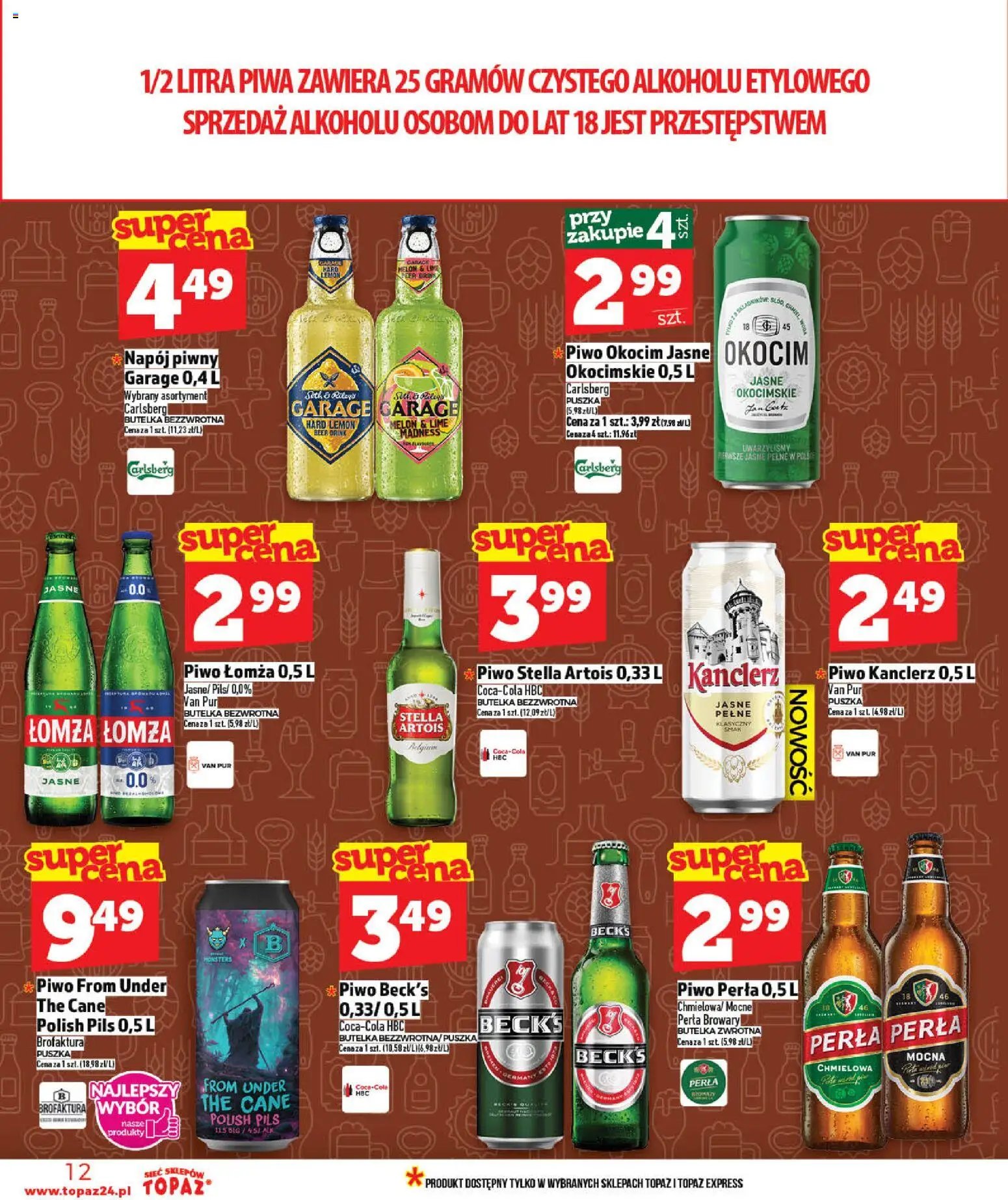 Topaz gazetka - Ceny małe na stałe