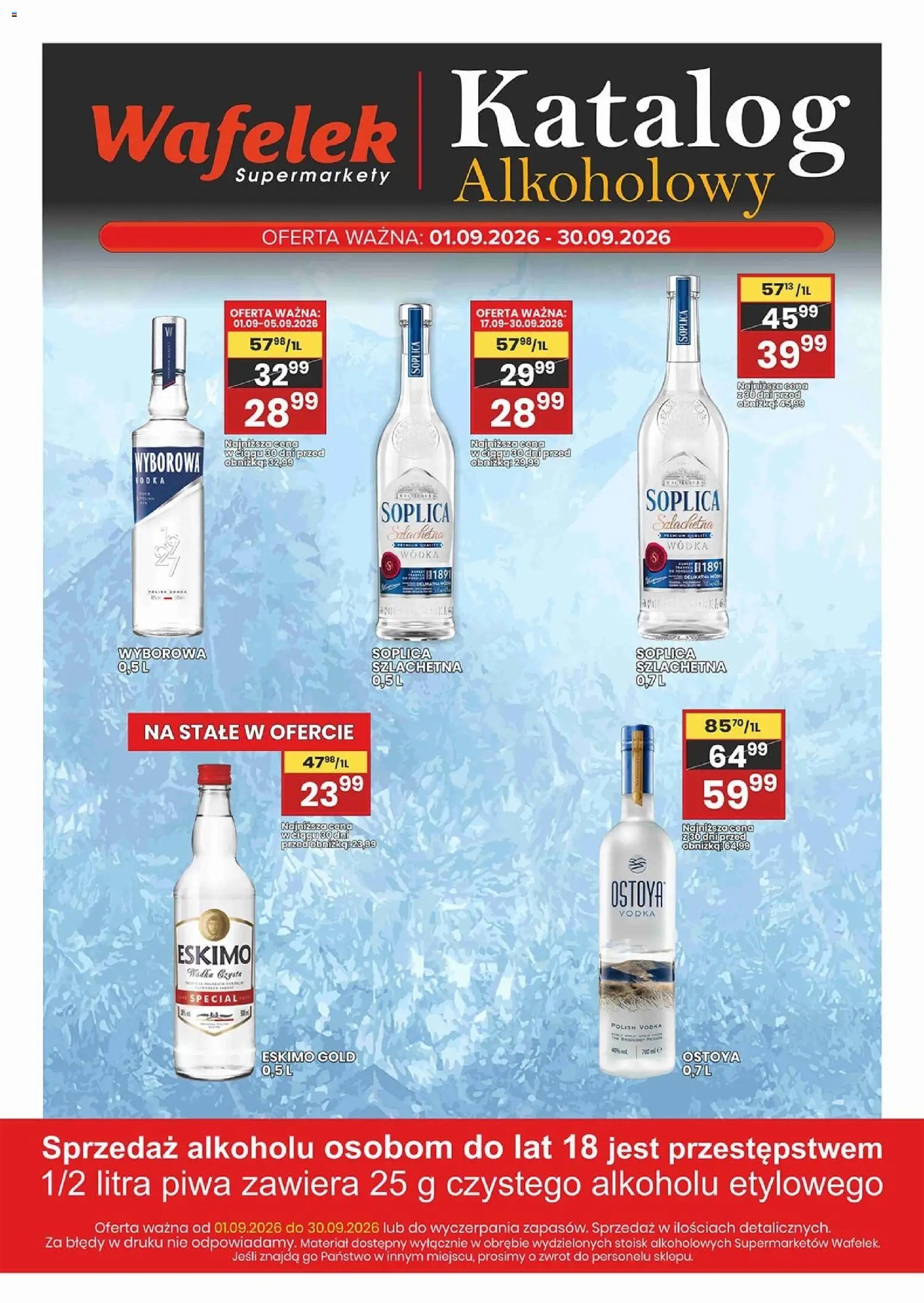 Wafelek gazetka alkoholowa