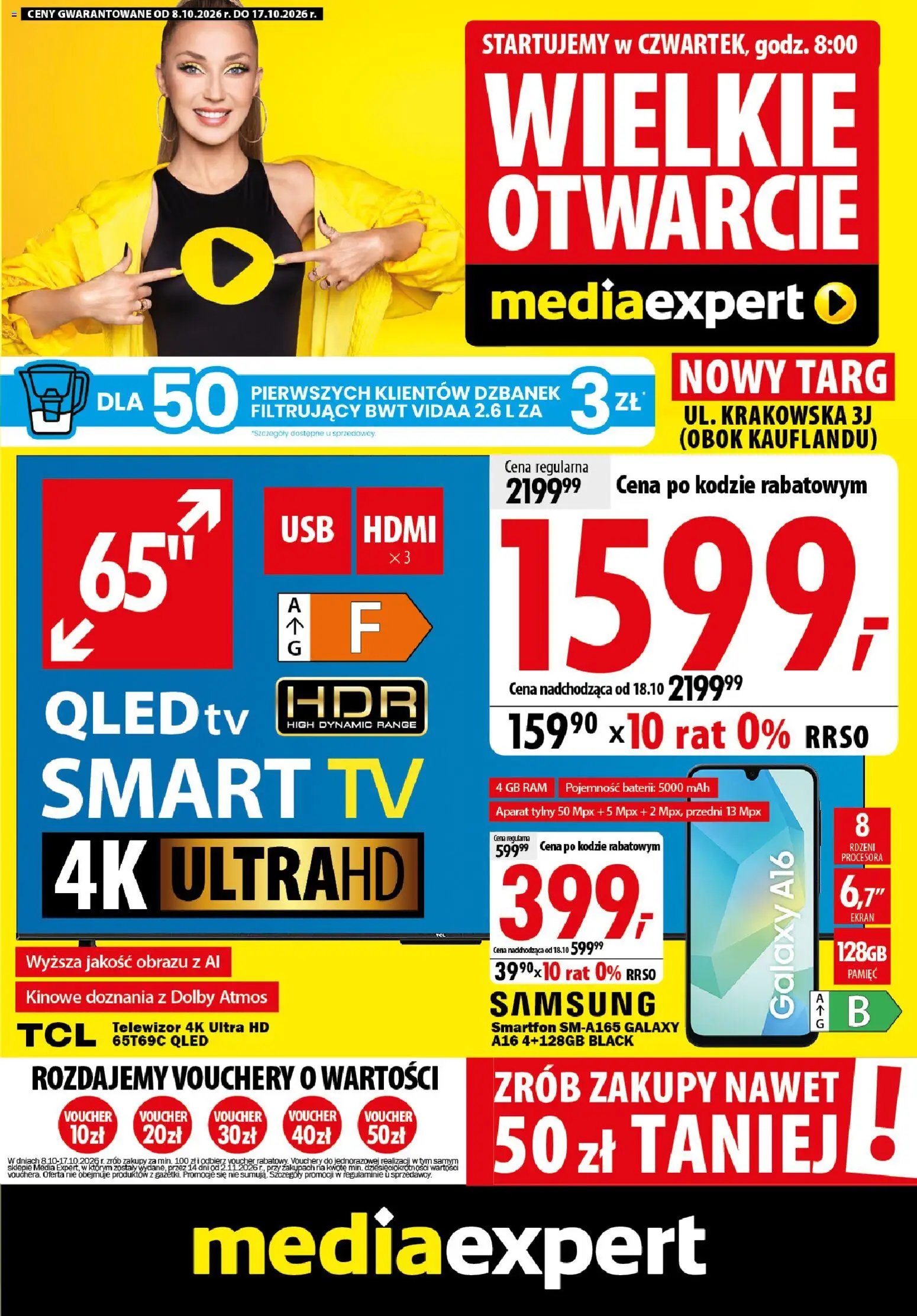 Mediaexpert promocje - Wielkie otwarcie Nowy Targ