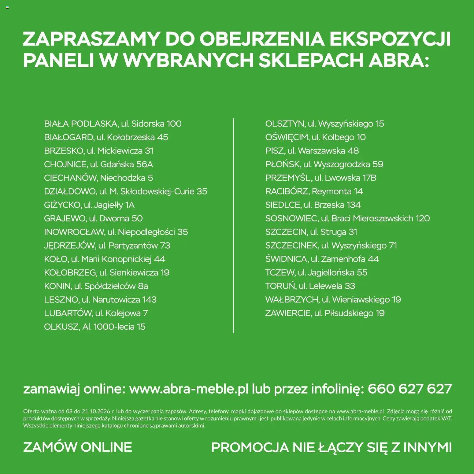 Abra meble gazetka
