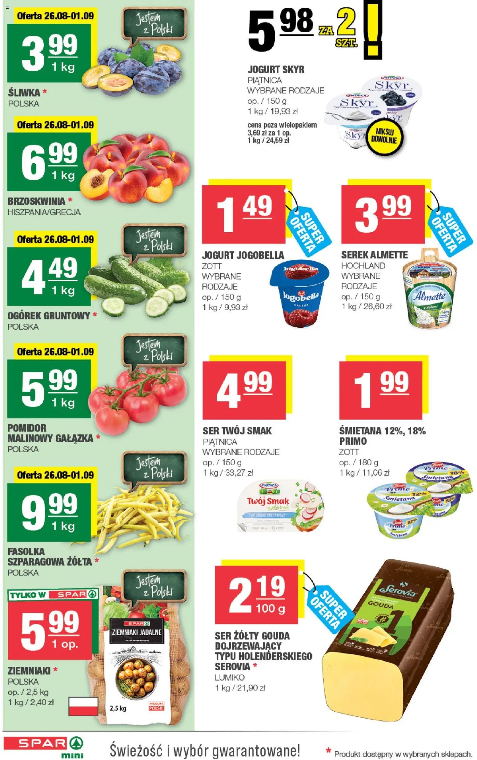 Spar gazetka - Mini
