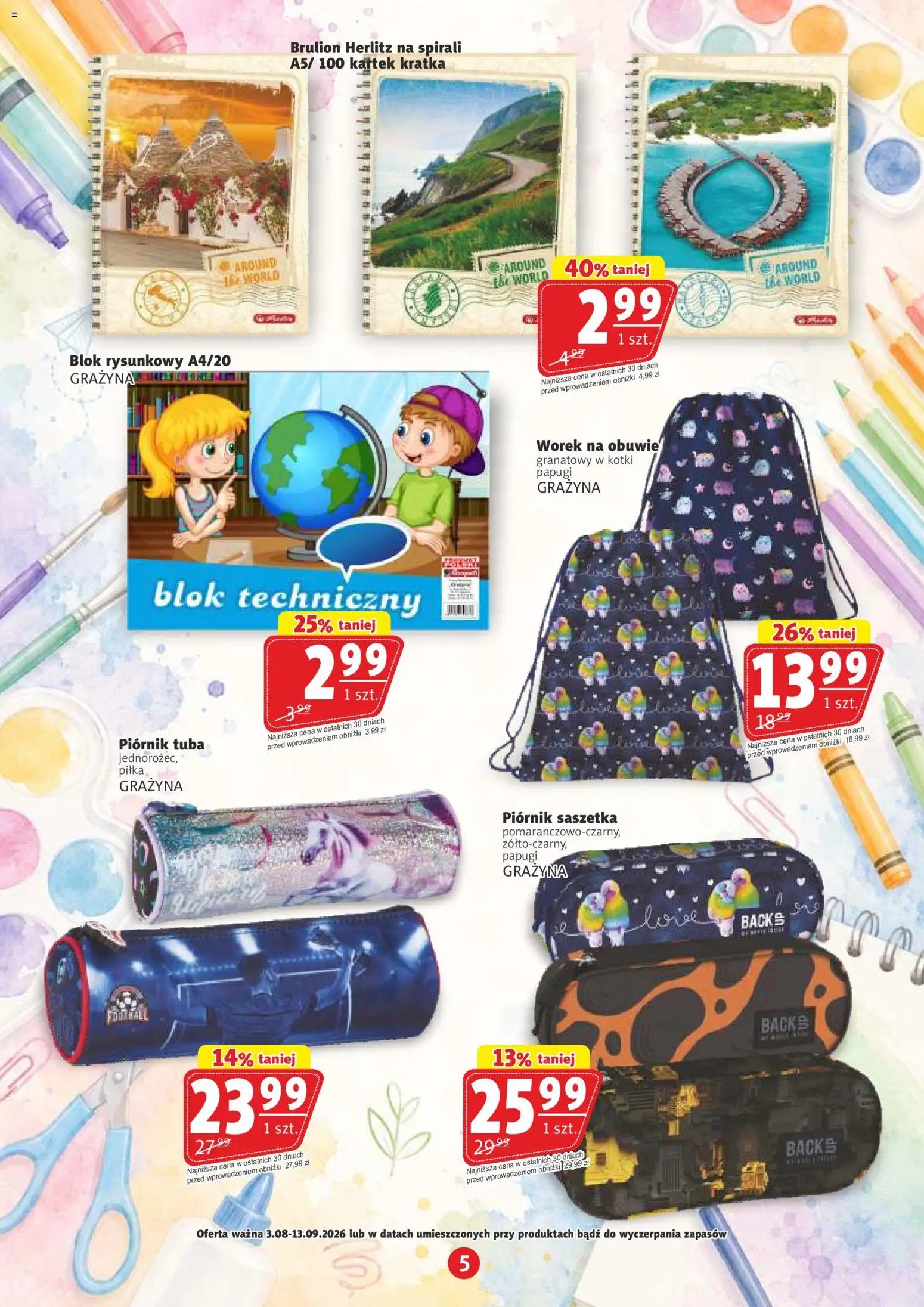 Prim Market gazetka - Witaj Szkoło