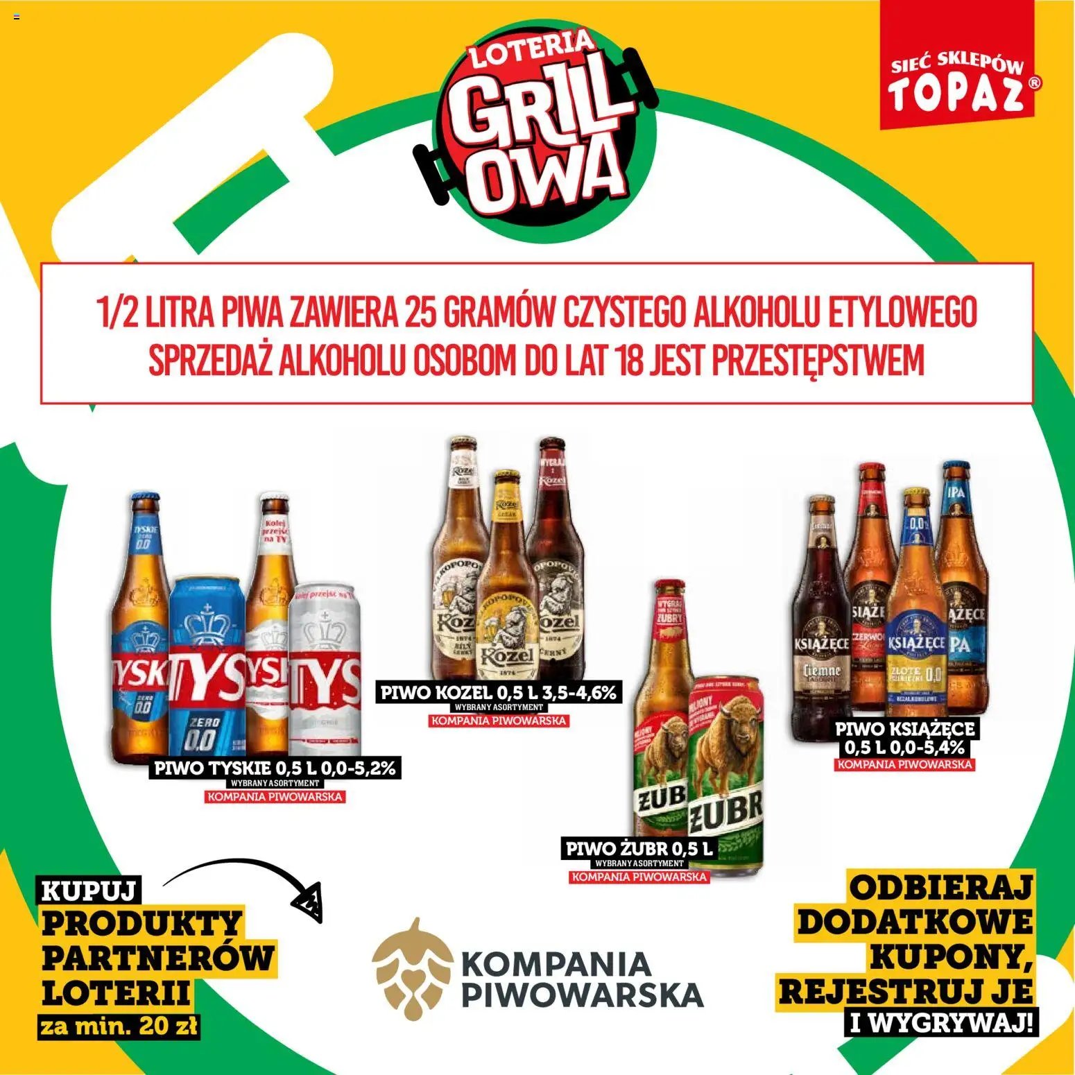 Topaz gazetka - Kupuj, Grilluj I Wygrywaj