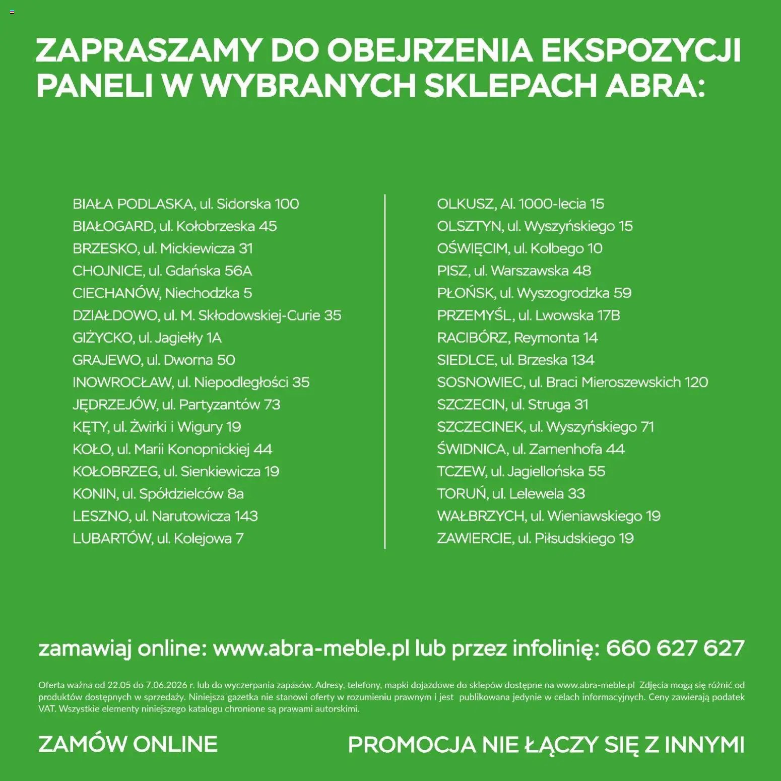 Abra meble gazetka