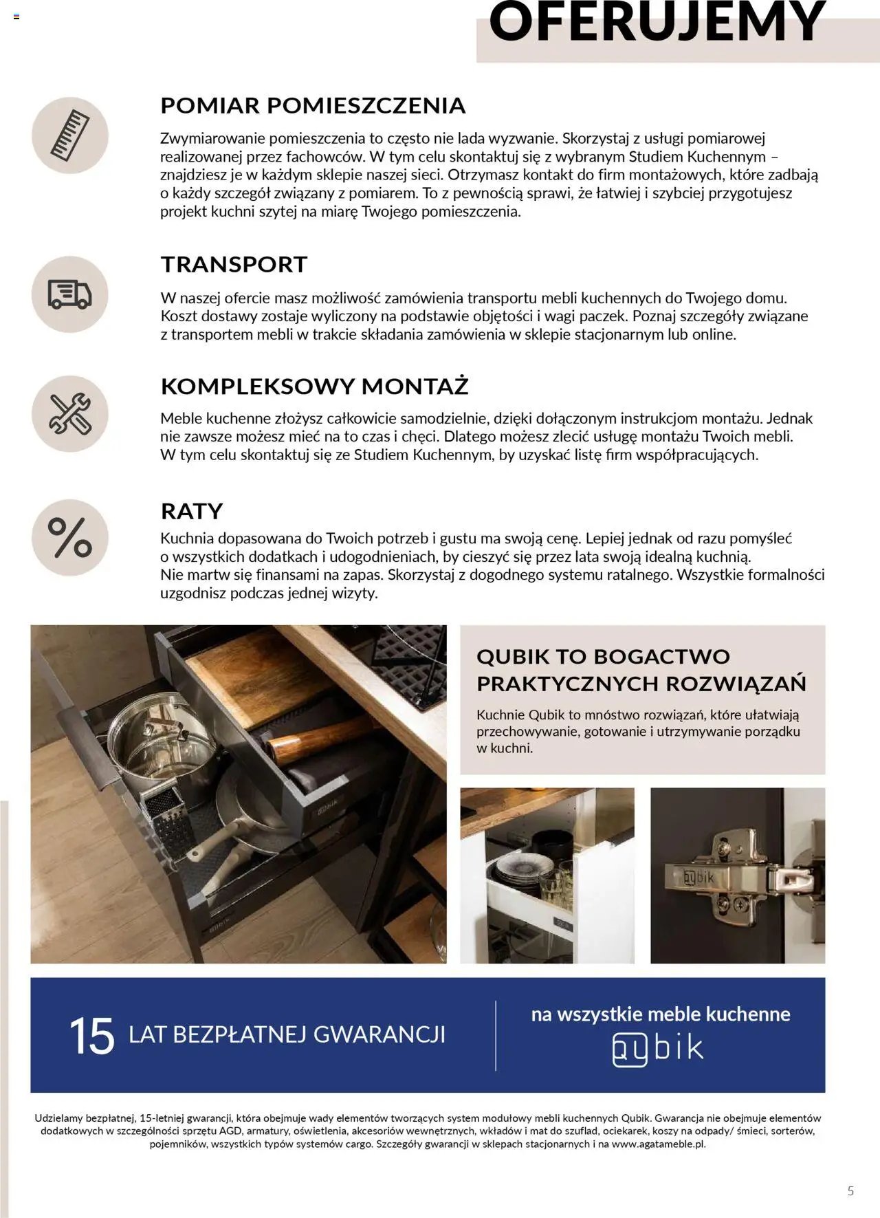 Salony Agata Gazetka - Kuchnie Qubik