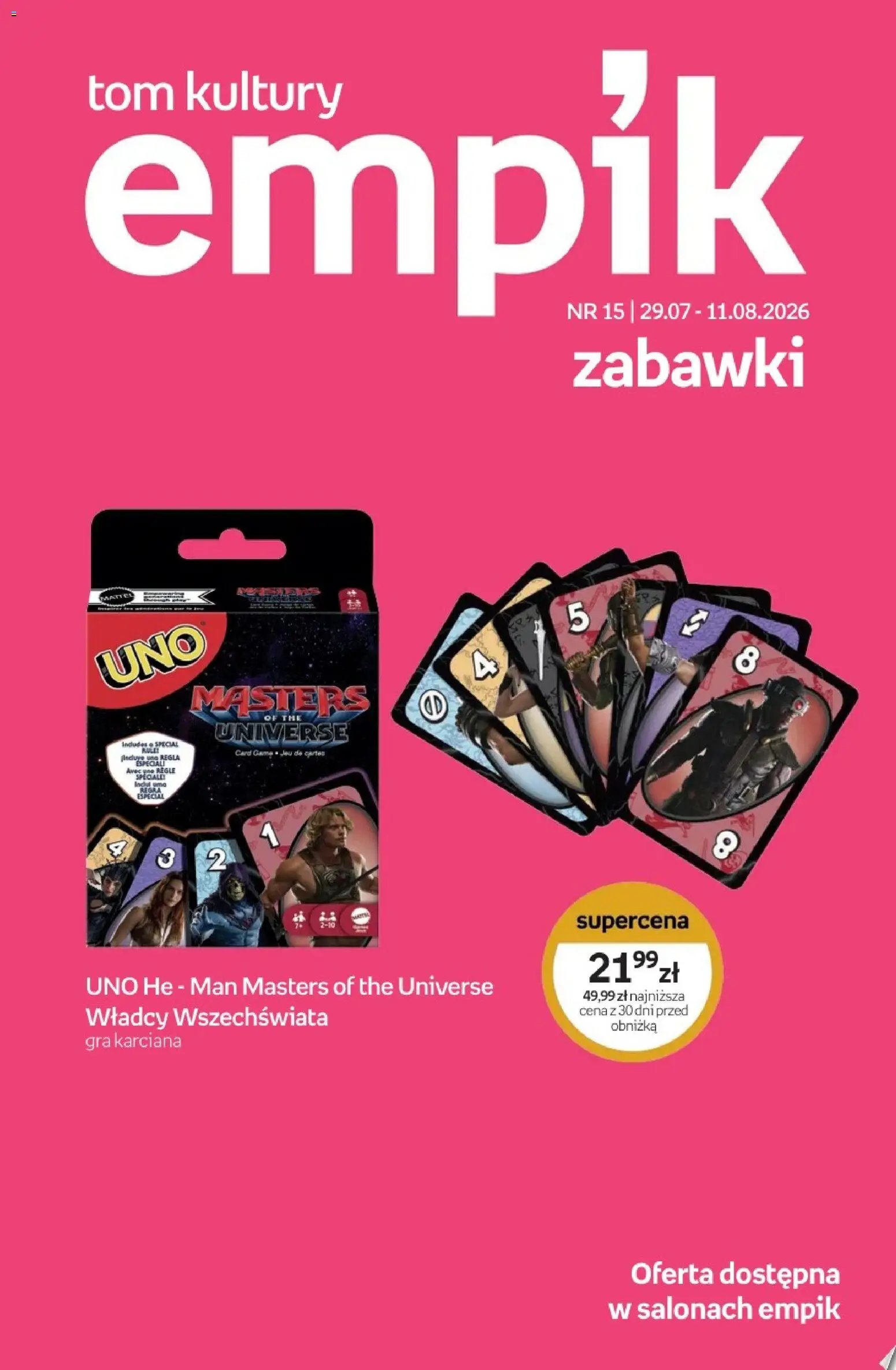 Empik promocje - Tom kultury Zabawki