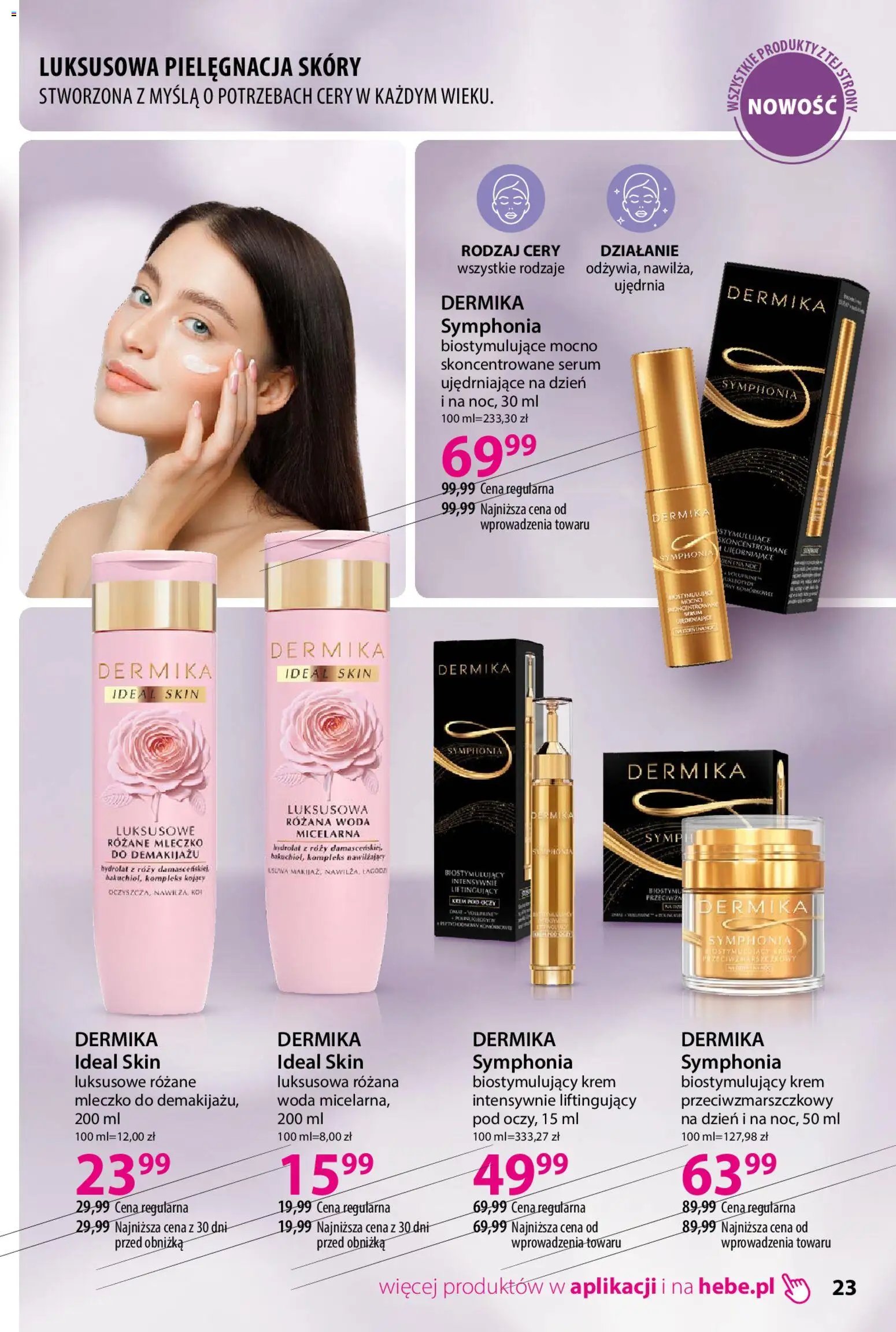 Hebe gazetka - Katalog