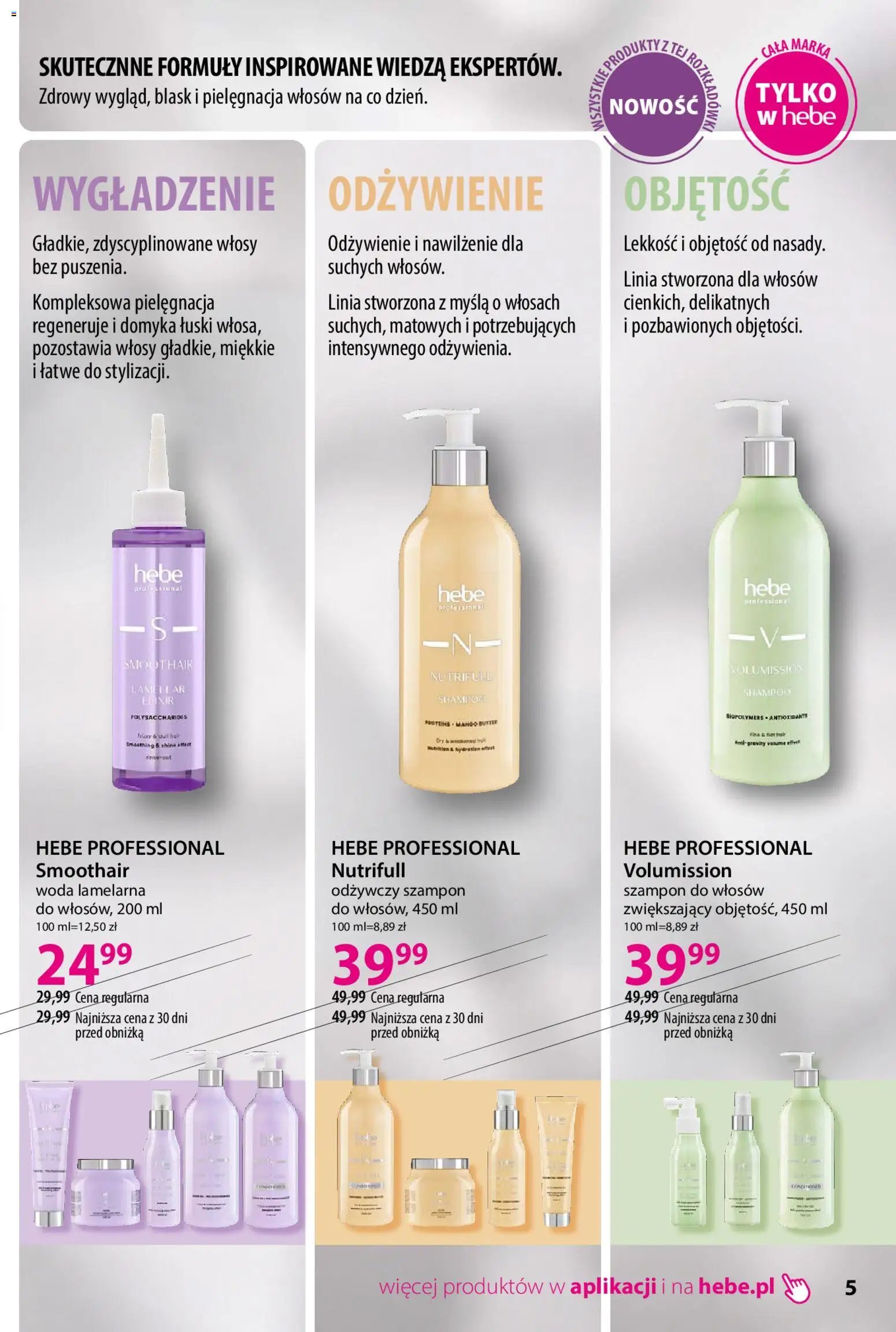Hebe gazetka - Katalog