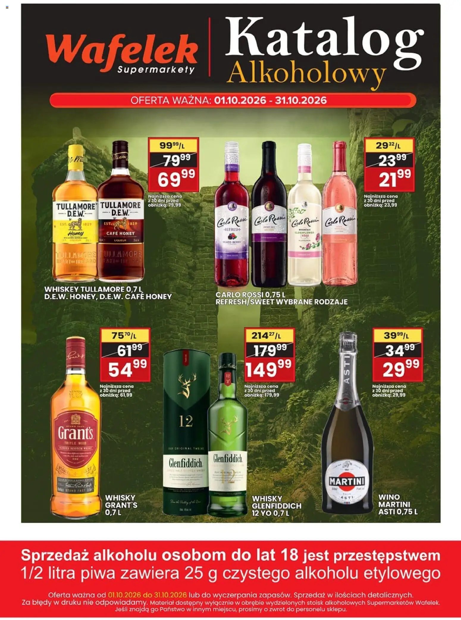 Wafelek gazetka alkoholowa