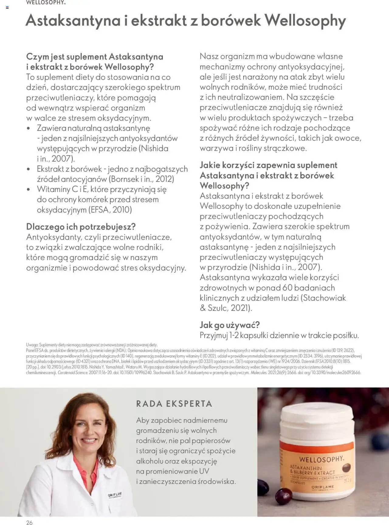 Oriflame Katalog - Przewodnik po produktach Wellosophy