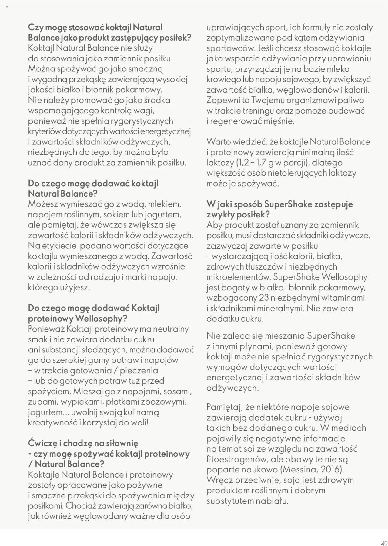 Oriflame Katalog - Przewodnik po produktach Wellosophy