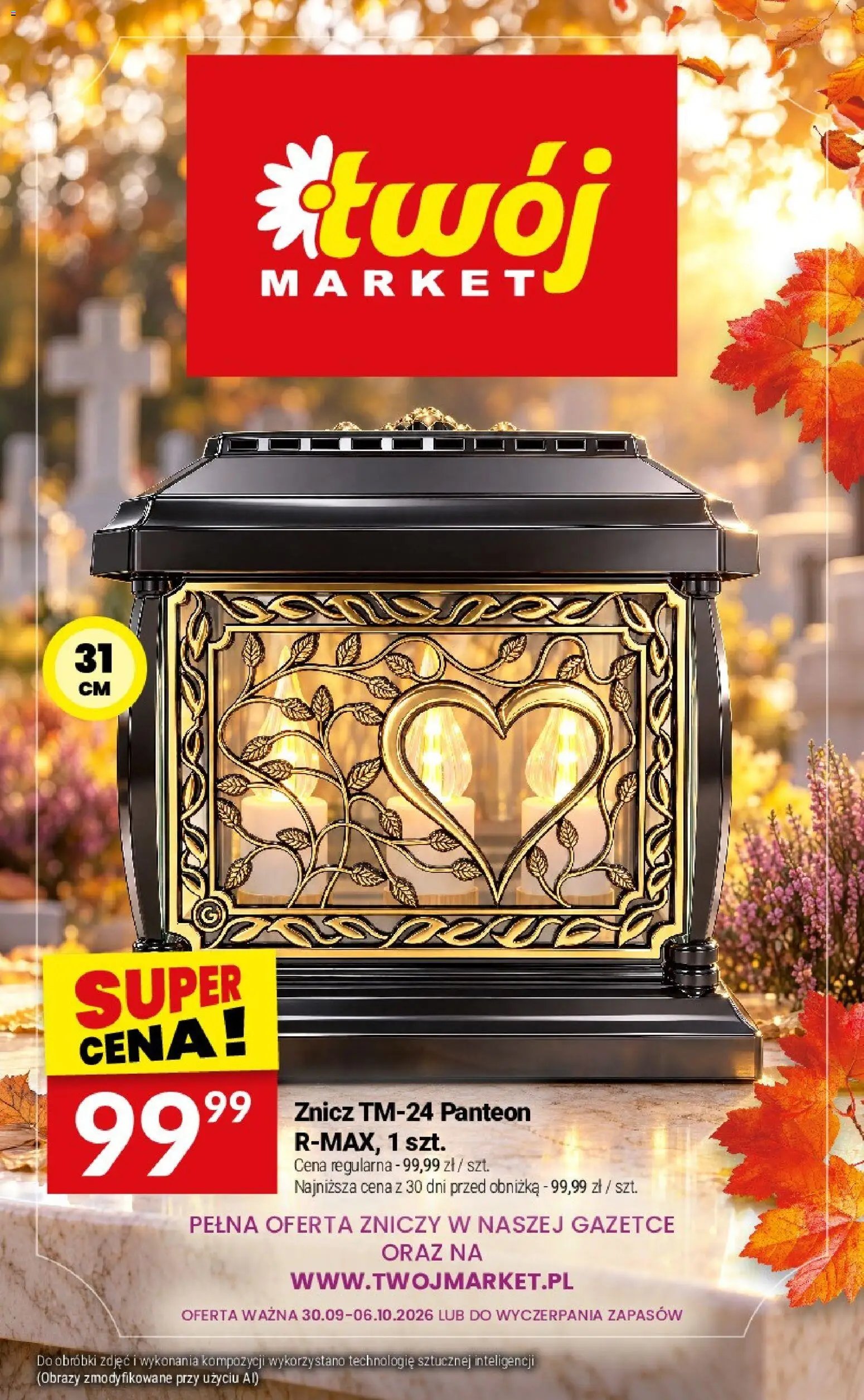 Twój Market gazetka - Katalog zniczy